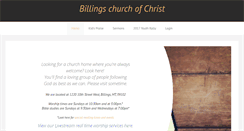 Desktop Screenshot of billingschurch.org